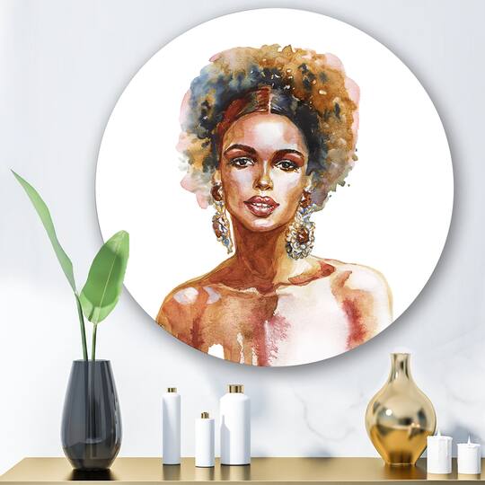 Designart - Portrait of African American Woman V